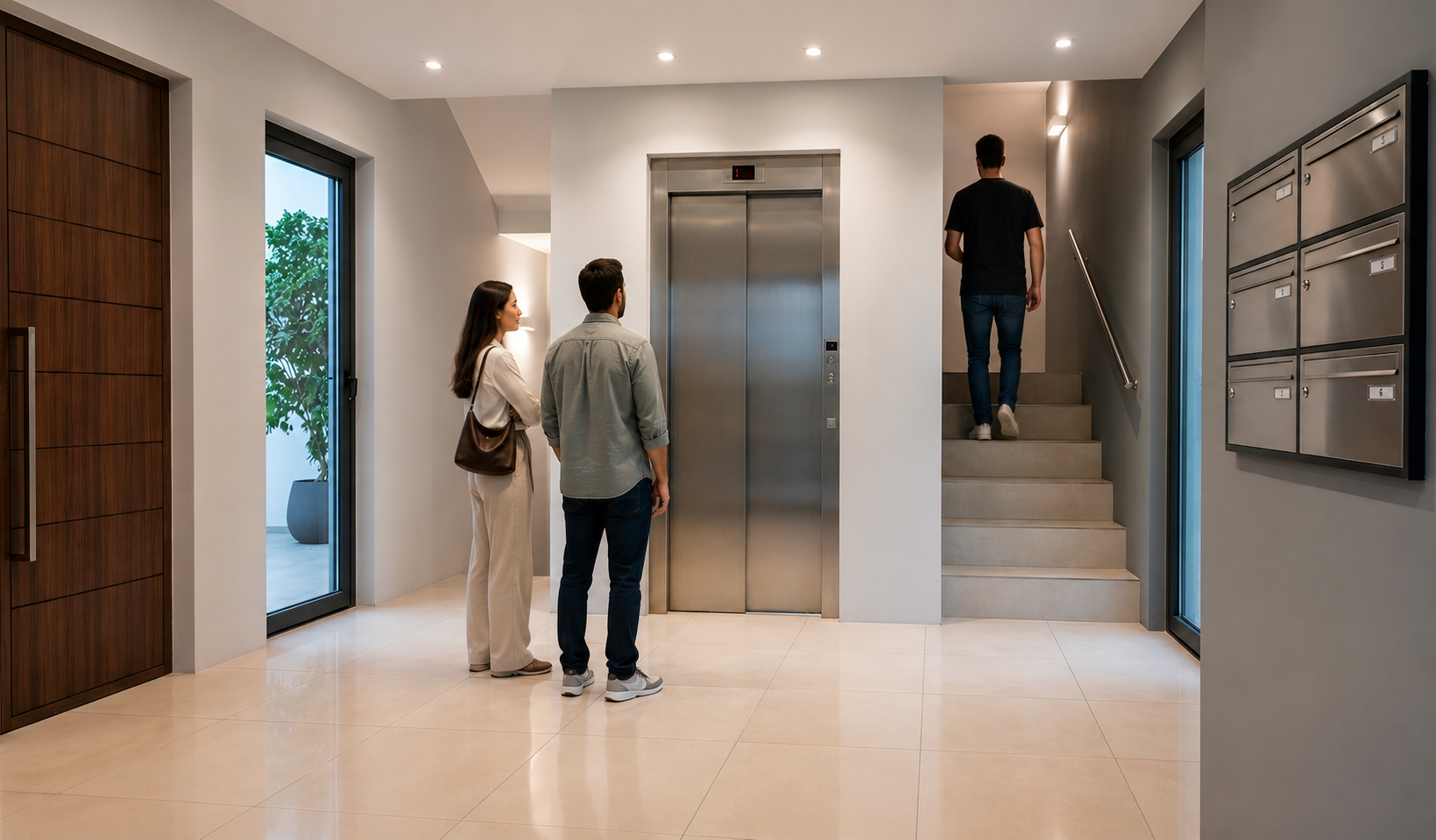 Portal y acceso a viviendas